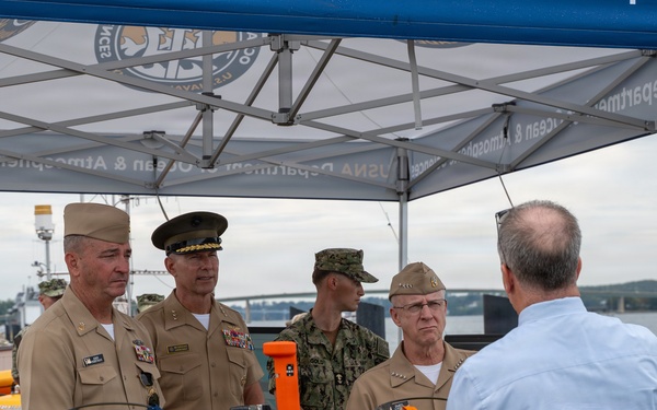 Chief of Naval Operations Adm. Daryl Caudle Visits the U.S. Naval Academy