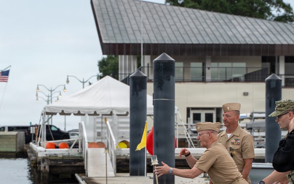 Chief of Naval Operations Adm. Daryl Caudle Visits the U.S. Naval Academy