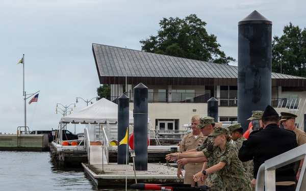 Chief of Naval Operations Adm. Daryl Caudle Visits the U.S. Naval Academy
