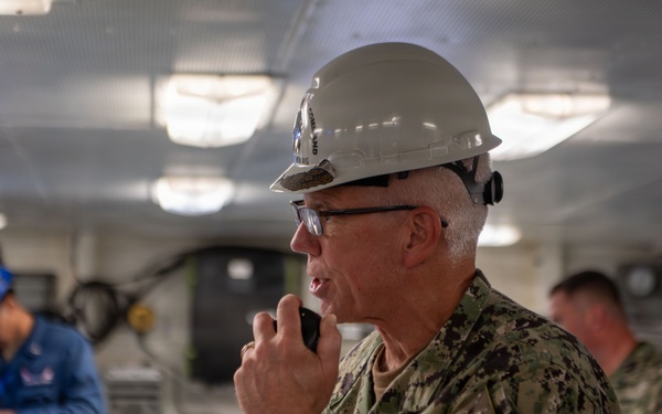 USS John C. Stennis (CVN 74) Welcomes Aboard Commander, U.S. Fleet Forces Command