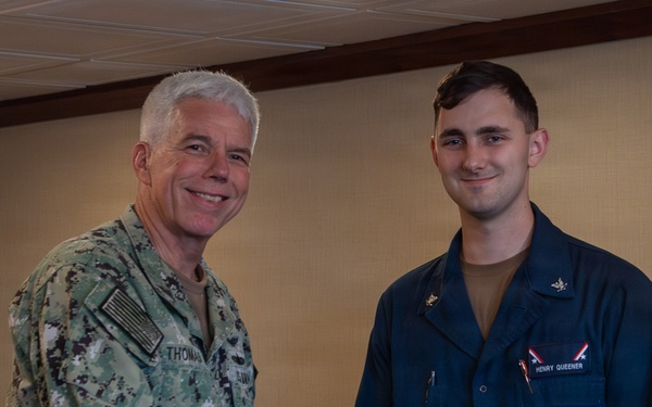 USS John C. Stennis (CVN 74) Welcomes Aboard Commander, U.S. Fleet Forces Command