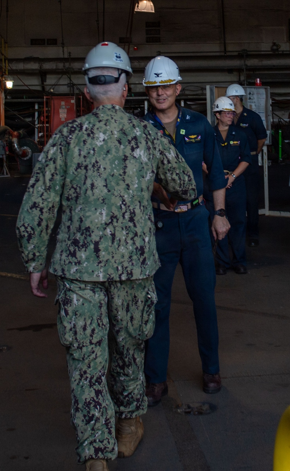 USS John C. Stennis (CVN 74) Welcomes Aboard Commander, U.S. Fleet Forces Command
