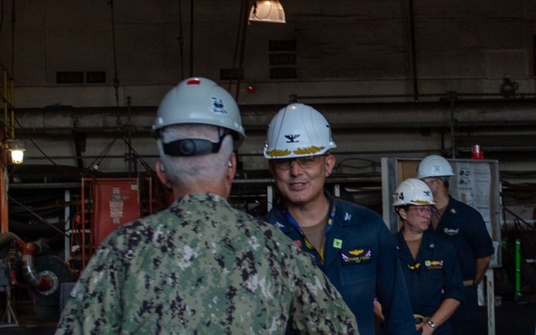 USS John C. Stennis (CVN 74) Welcomes Aboard Commander, U.S. Fleet Forces Command