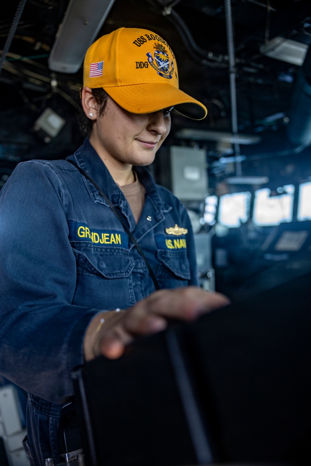 Sailors Stand Watch In The Pilothouse