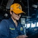 Sailors Stand Watch In The Pilothouse