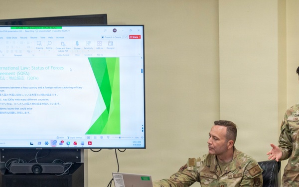 Tokyo Law students tour Kadena Air Base