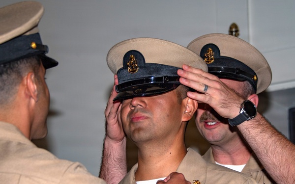 USS America Chief Petty Officer Pinning Ceremony