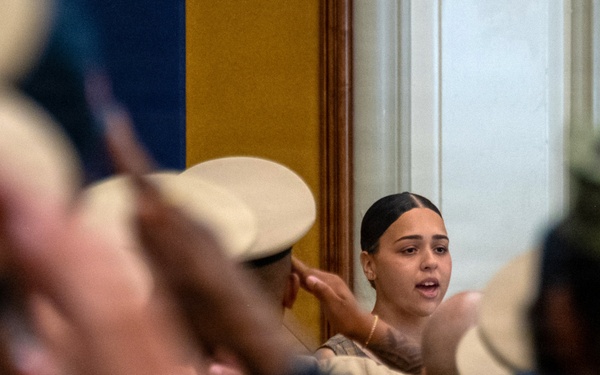 USS America Chief Petty Officer Pinning Ceremony