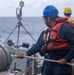 USS Mustin conducts VBSS boat operations