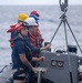 USS Mustin conducts VBSS boat operations
