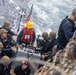USS Mustin conducts VBSS boat operations