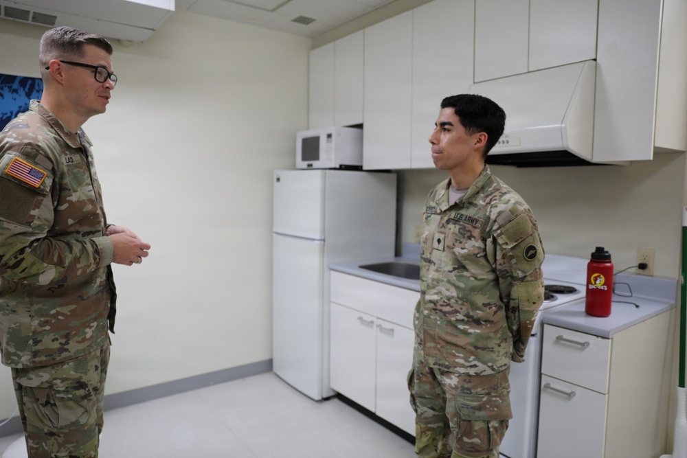 U.S. Army Japan NCOIC Conducts Barracks Inspection