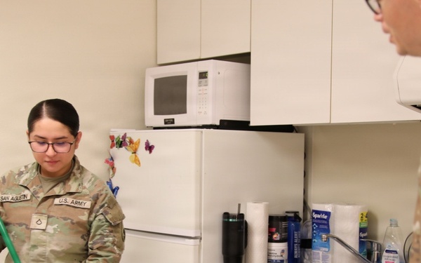 U.S. Army Japan NCOIC Conducts Barracks Inspection