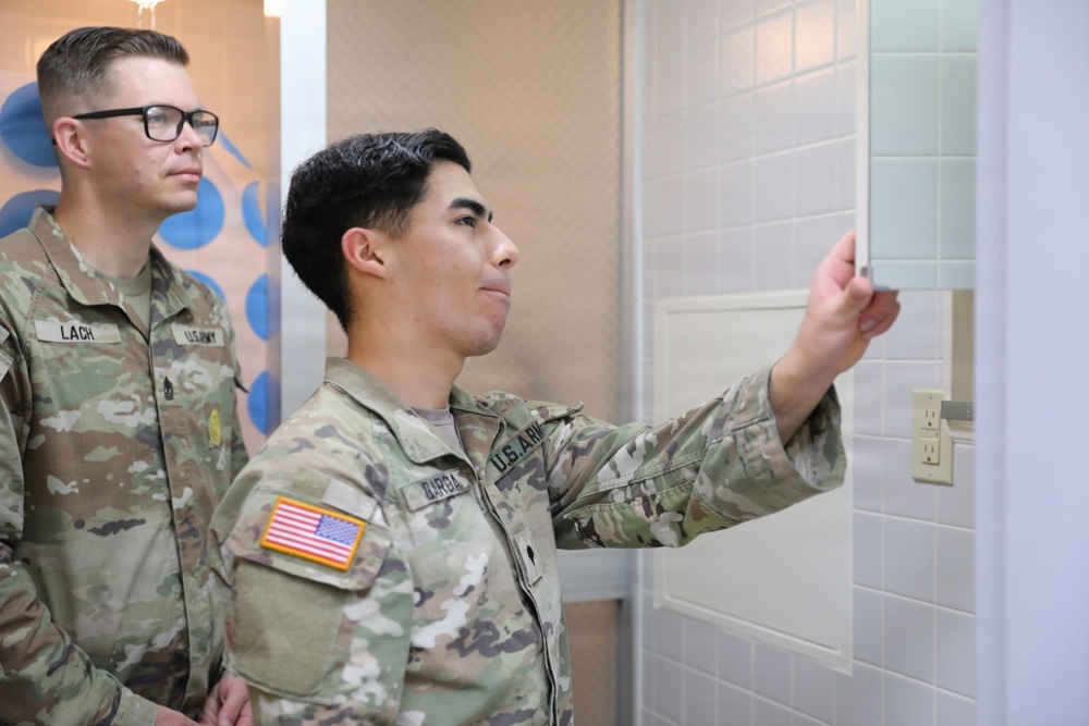U.S. Army Japan NCOIC Conducts Barracks Inspection