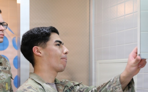 U.S. Army Japan NCOIC Conducts Barracks Inspection