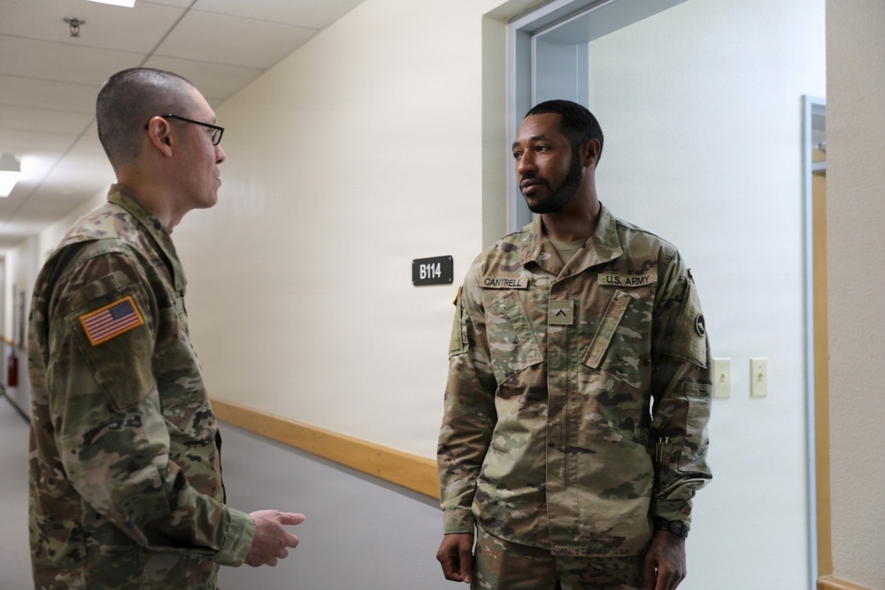 U.S. Army Japan NCOIC Conducts Barracks Inspection