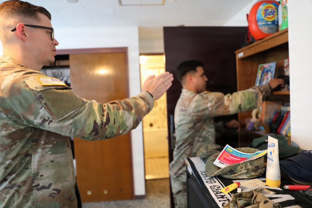 U.S. Army Japan NCOIC Conducts Barracks Inspection