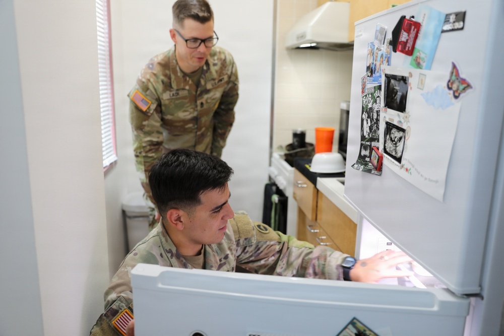 U.S. Army Japan NCOIC Conducts Barracks Inspection