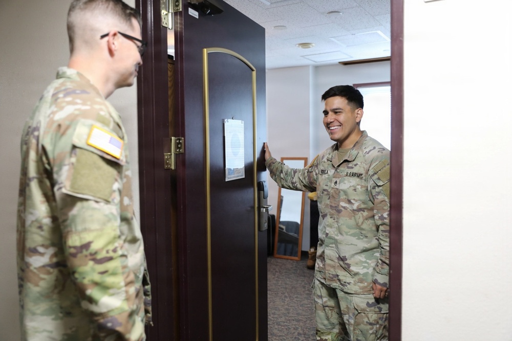 U.S. Army Japan NCOIC Conducts Barracks Inspection
