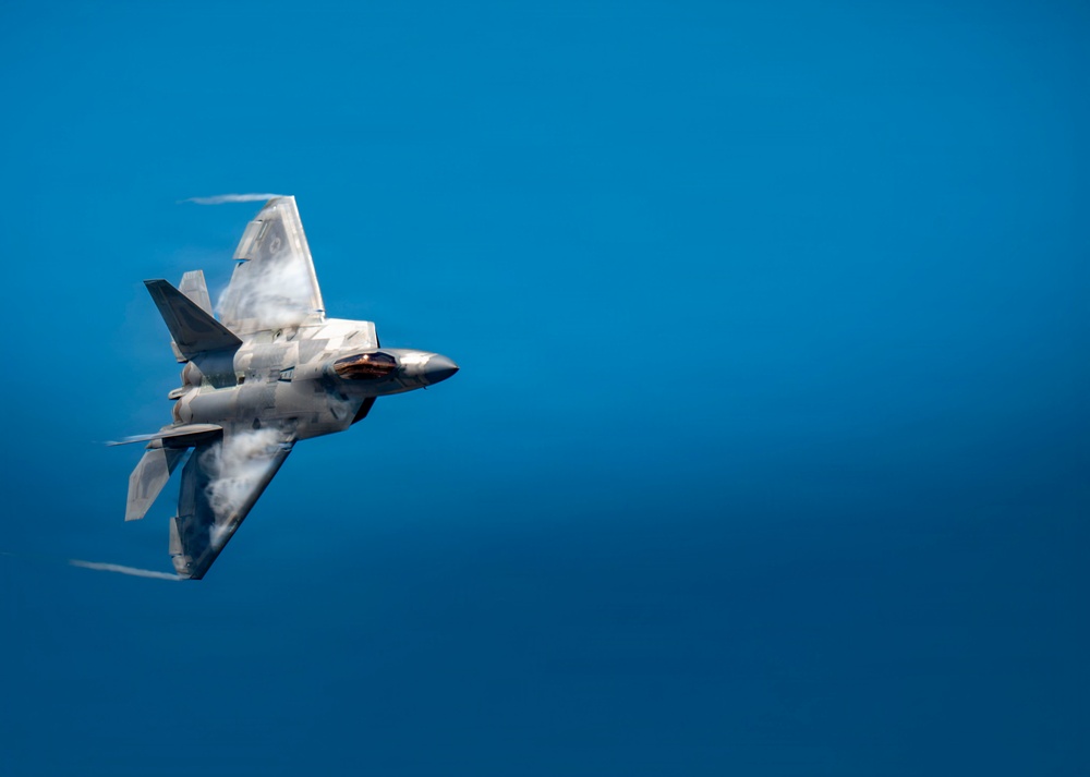 F-22 Demo Team performs at the 2026 Cleveland Air Show