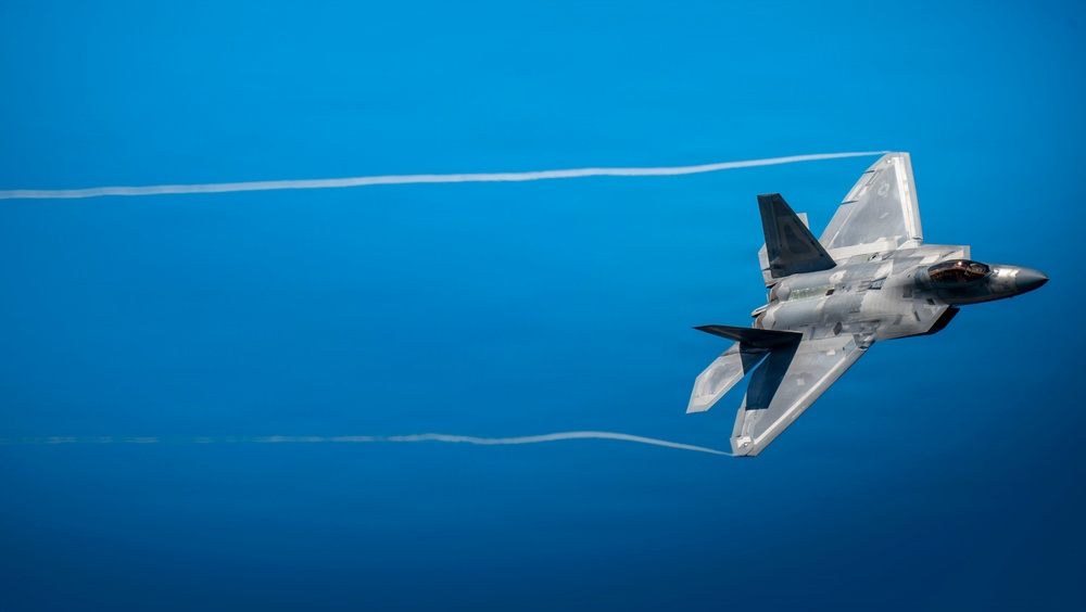 F-22 Demo Team performs at the 2026 Cleveland Air Show