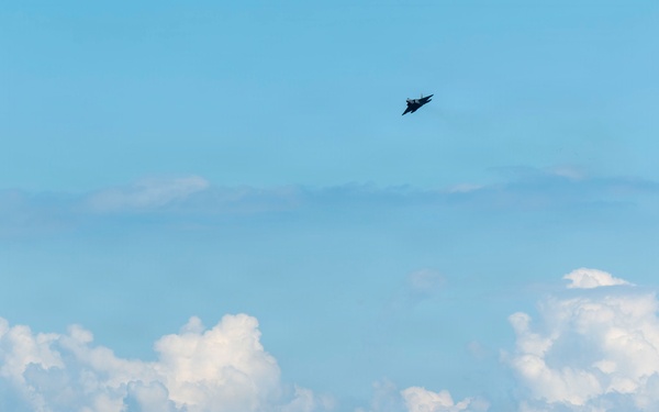 F-22 Demo Team performs at the 2026 Cleveland Air Show