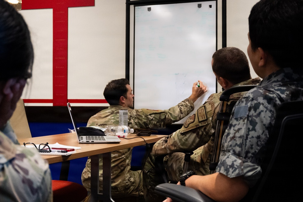 National Security Space Institute conducts training at Yokota Air Base