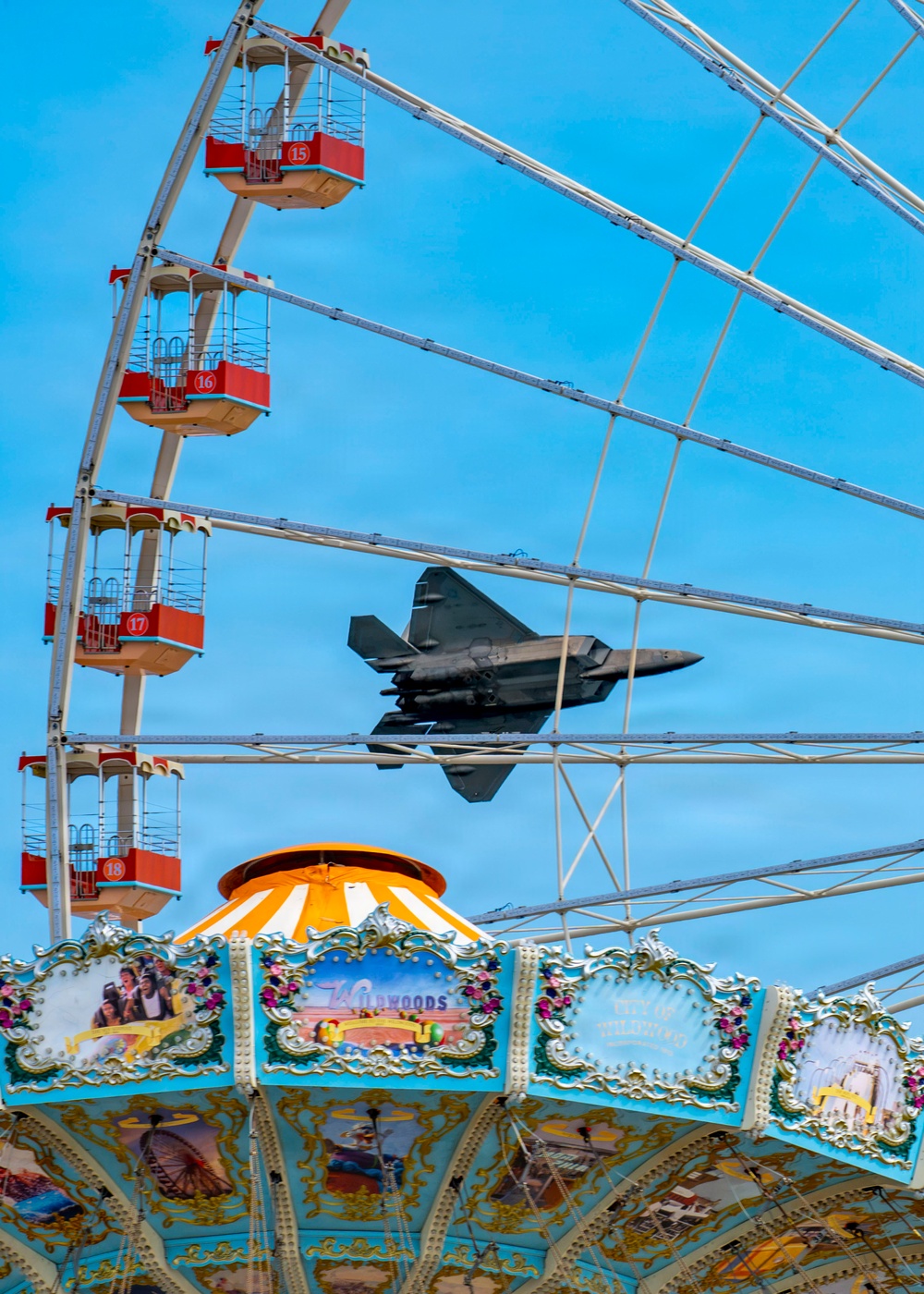 F-22 Demo Team headlines 2026 Wildwood Air Show
