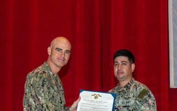 CFAY Holds All Hands and Awards at Quarters