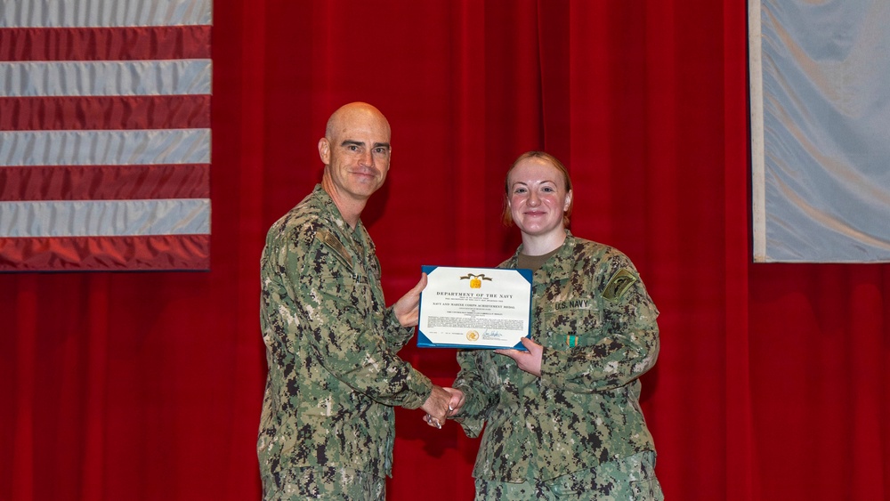 CFAY Holds All Hands and Awards at Quarters