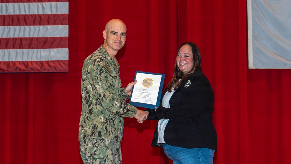 CFAY Holds All Hands and Awards at Quarters