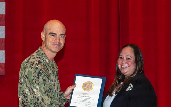 CFAY Holds All Hands and Awards at Quarters
