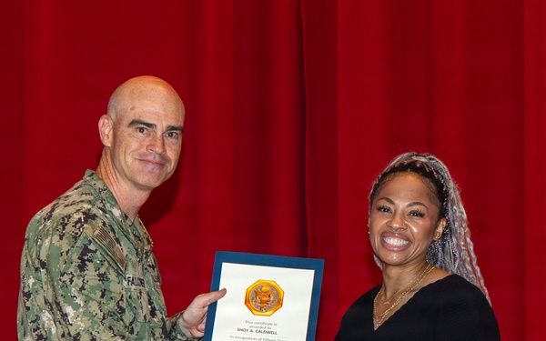 CFAY Holds All Hands and Awards at Quarters