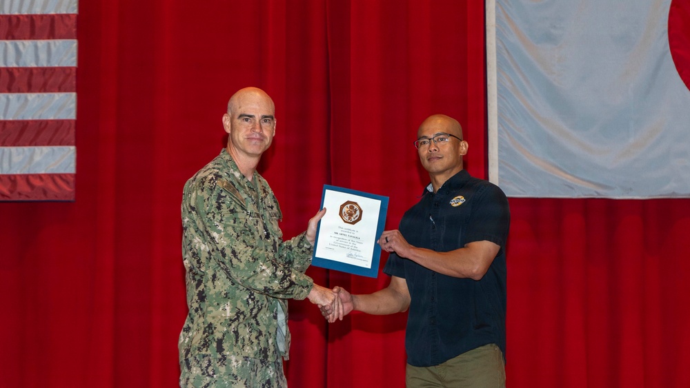 CFAY Holds All Hands and Awards at Quarters