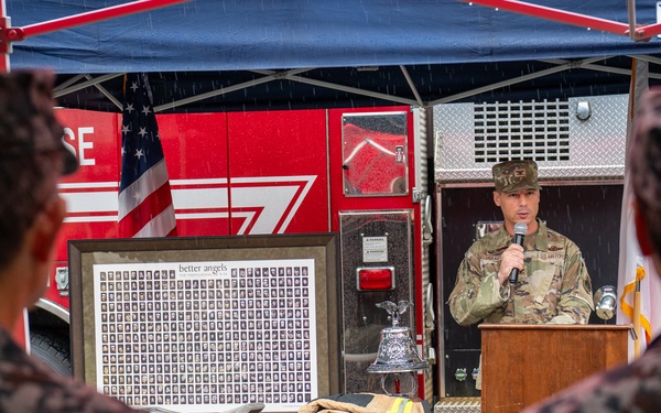 Yokota Honors 9/11 victims with stair climb