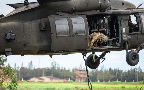 25th CAB and DIVARTY Conduct Live-Fire Gun Raid