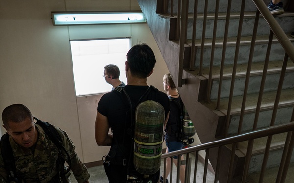 Yokota Honors 9/11 victims with stair climb