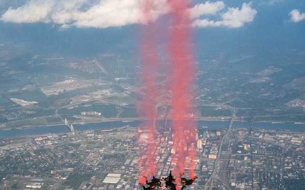 Golden Knights Take Flight Over St. Louis Balloon Race