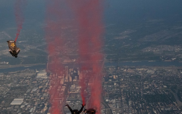 Golden Knights Take Flight Over St. Louis Balloon Race
