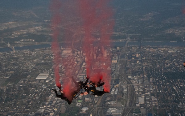 Golden Knights Take Flight Over St. Louis Balloon Race