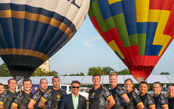 Golden Knights Take Flight Over St. Louis Balloon Race