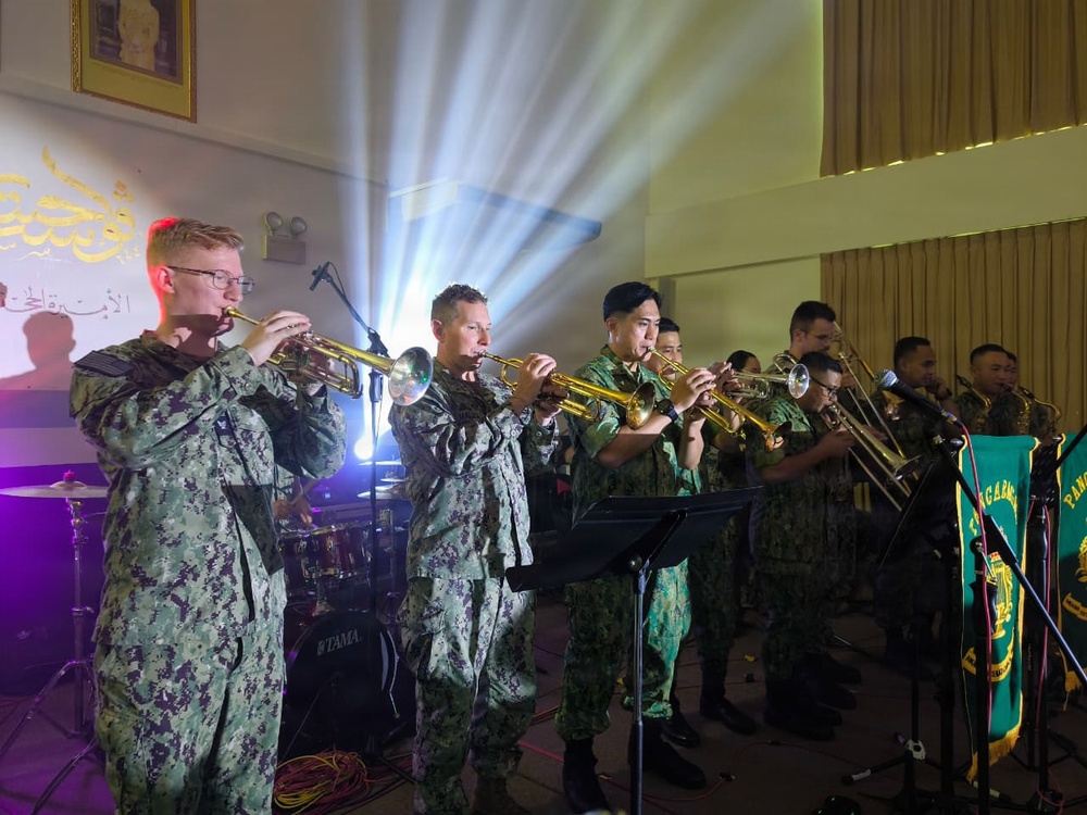 : U.S. Seventh Fleet Shonan Brass Quintet plays at CARAT Brunei 2026