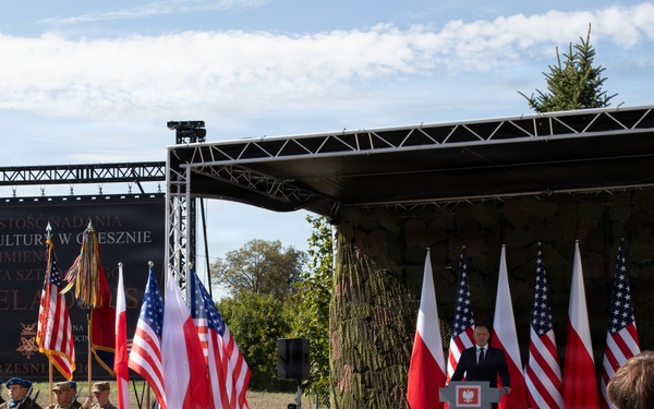 Oleszno cultural center dedicated to Staff Sgt. Michael Ollis, honoring U.S.-Poland bond