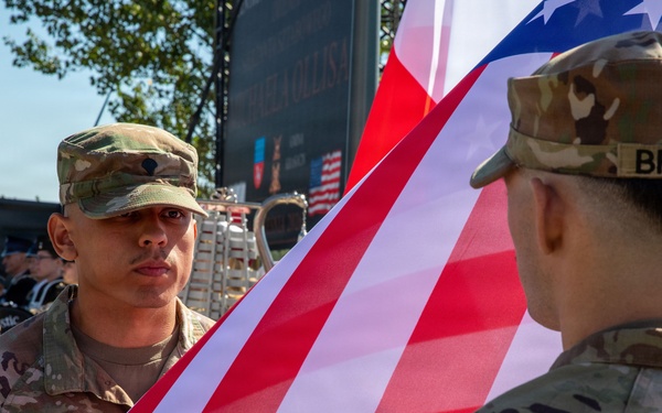 Oleszno cultural center dedicated to Staff Sgt. Michael Ollis, honoring U.S.-Poland bond