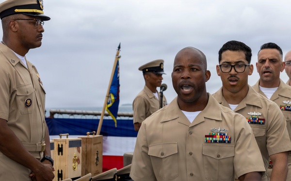 Milius holds chief pinning ceremony