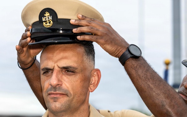 Milius holds chief pinning ceremony