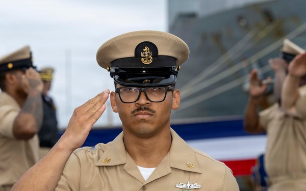 Milius holds chief pinning ceremony