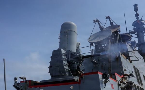 Live-Fire Exercises Aboard USS Mason (DDG 87)