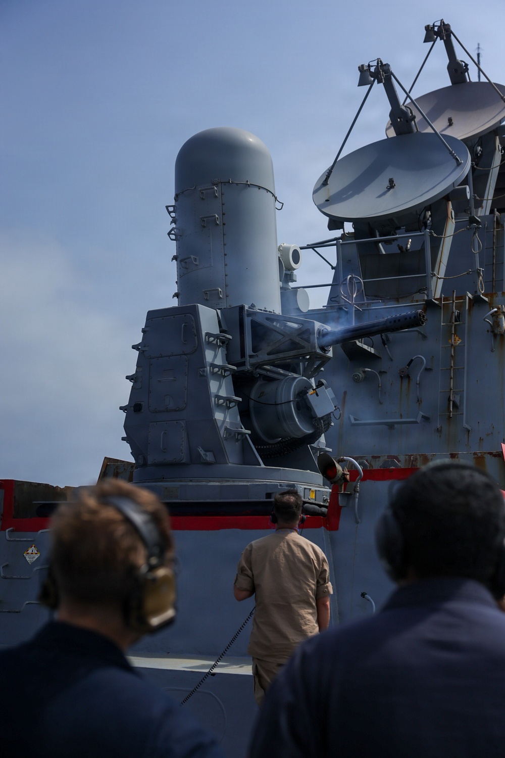 Live-Fire Exercises Aboard USS Mason (DDG 87)