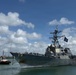 USS Ross departs Mombasa, Kenya